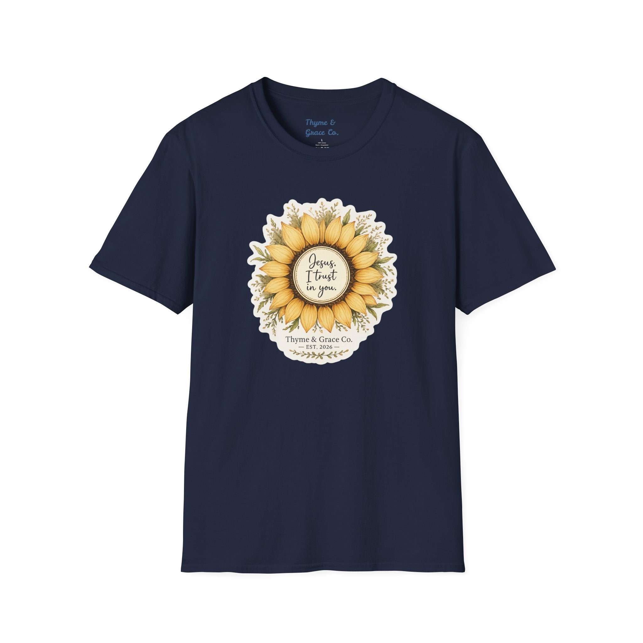 Sunflower 'Always I Trust in You' Graphic T-Shirt