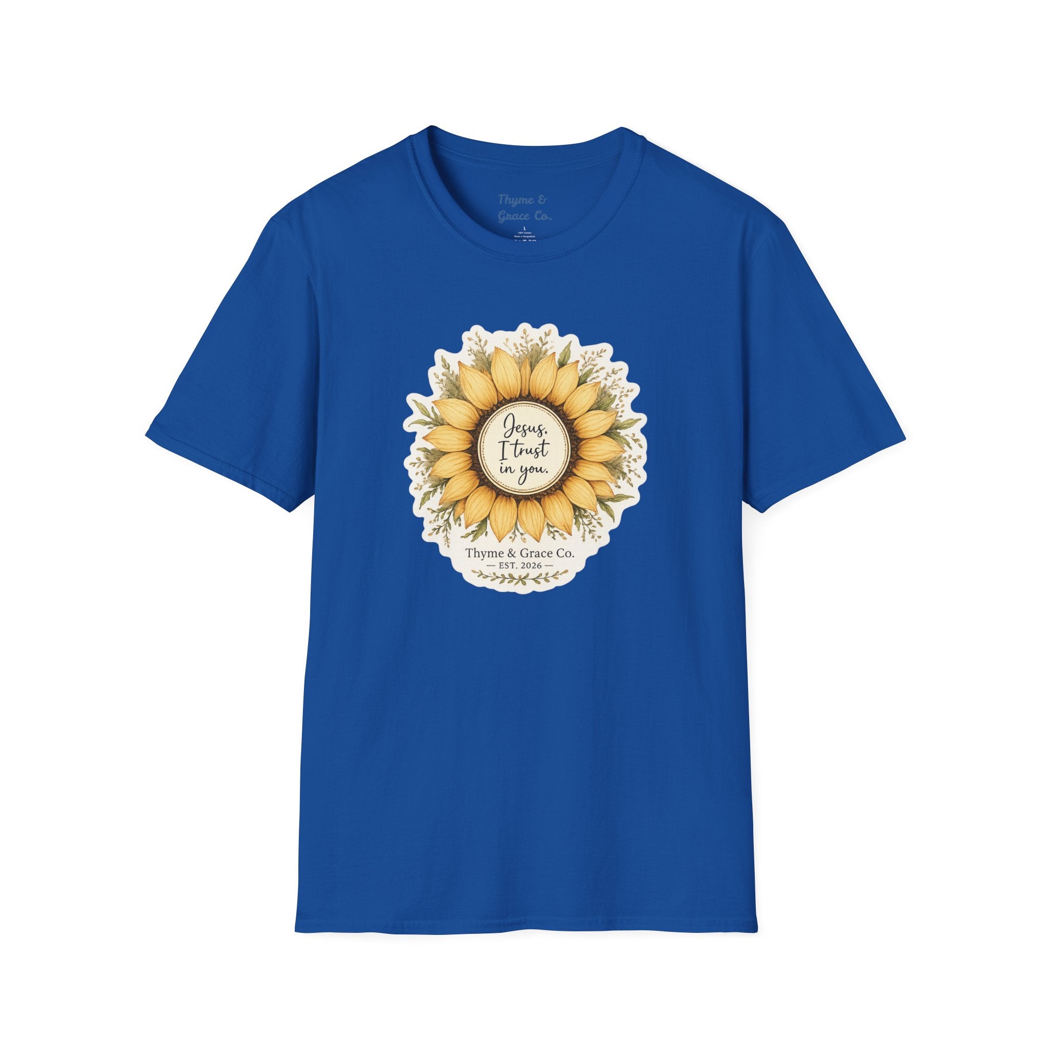 Sunflower 'Always I Trust in You' Graphic T-Shirt