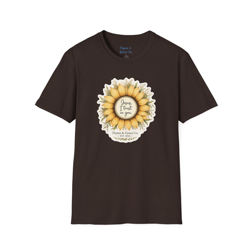 Sunflower 'Always I Trust in You' Graphic T-Shirt