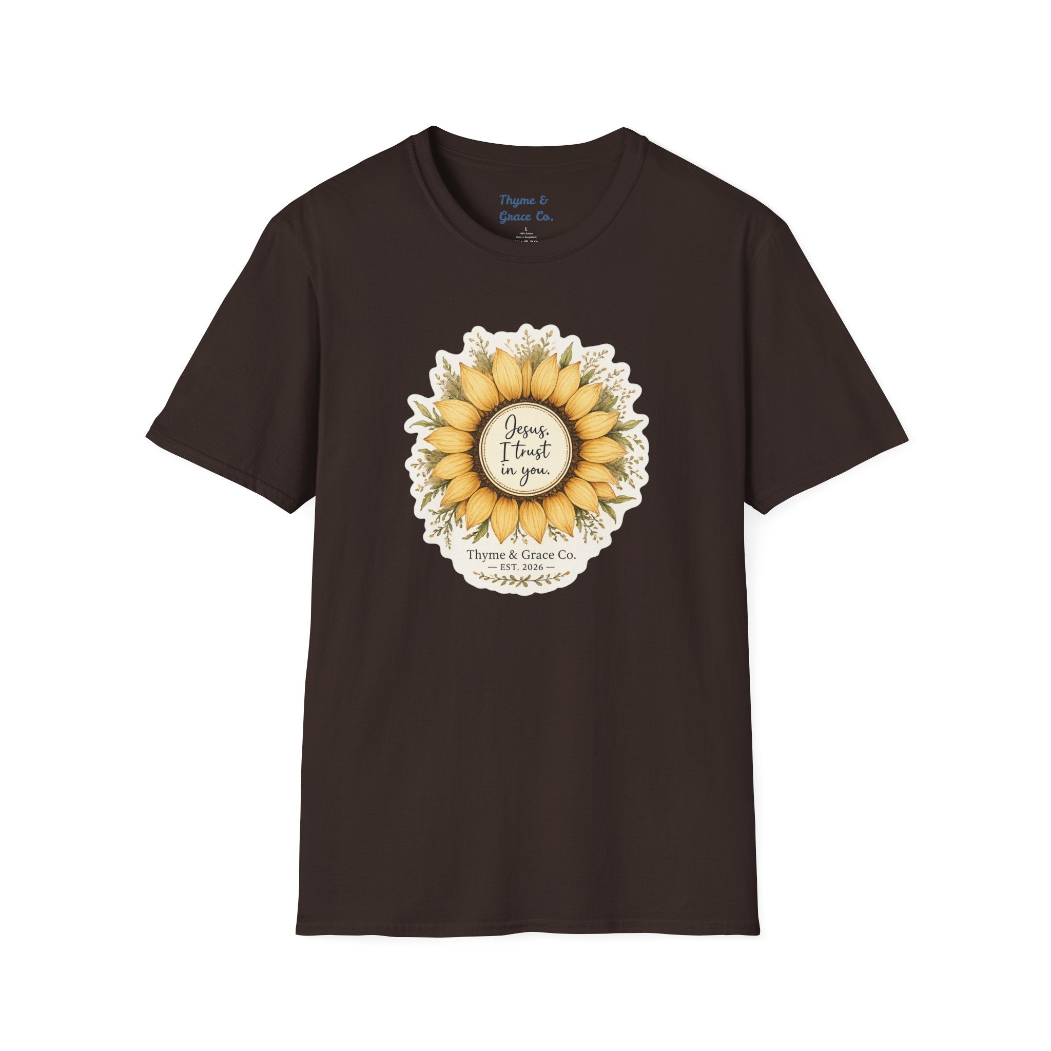 Sunflower 'Always I Trust in You' Graphic T-Shirt