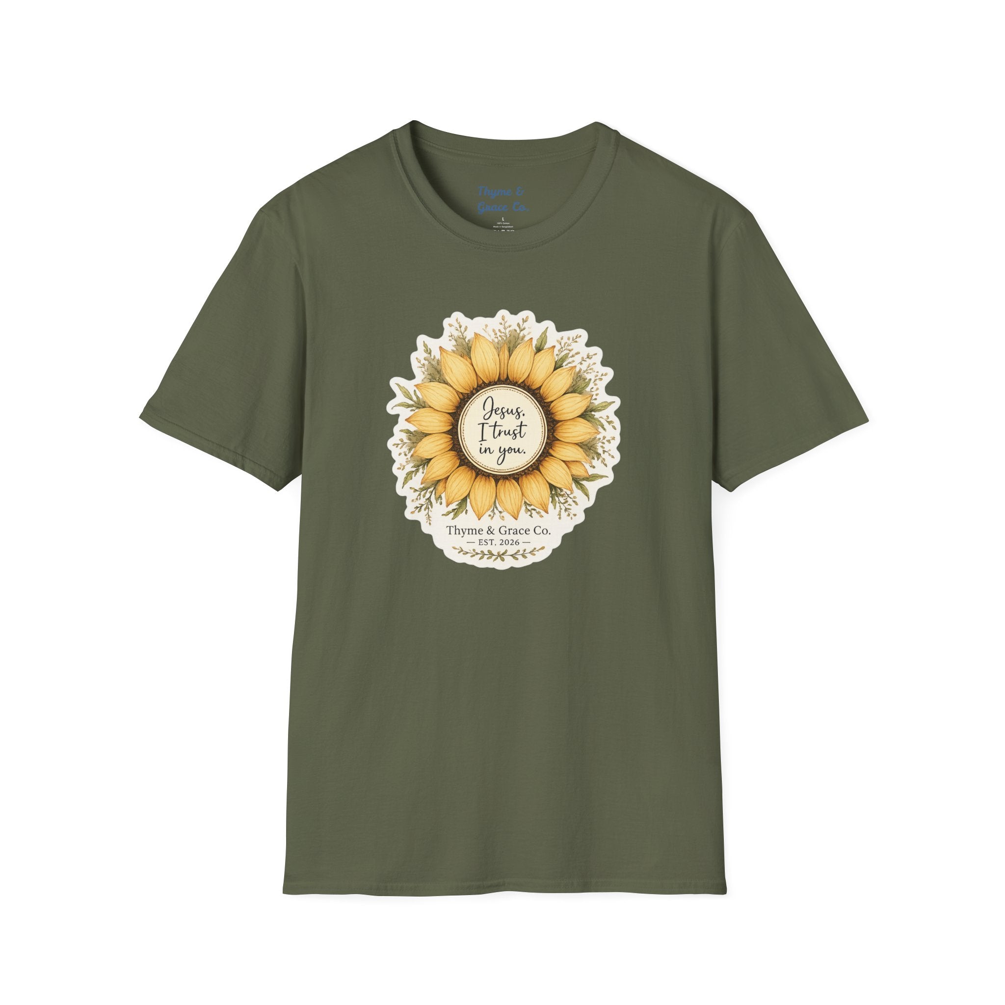 Sunflower 'Always I Trust in You' Graphic T-Shirt