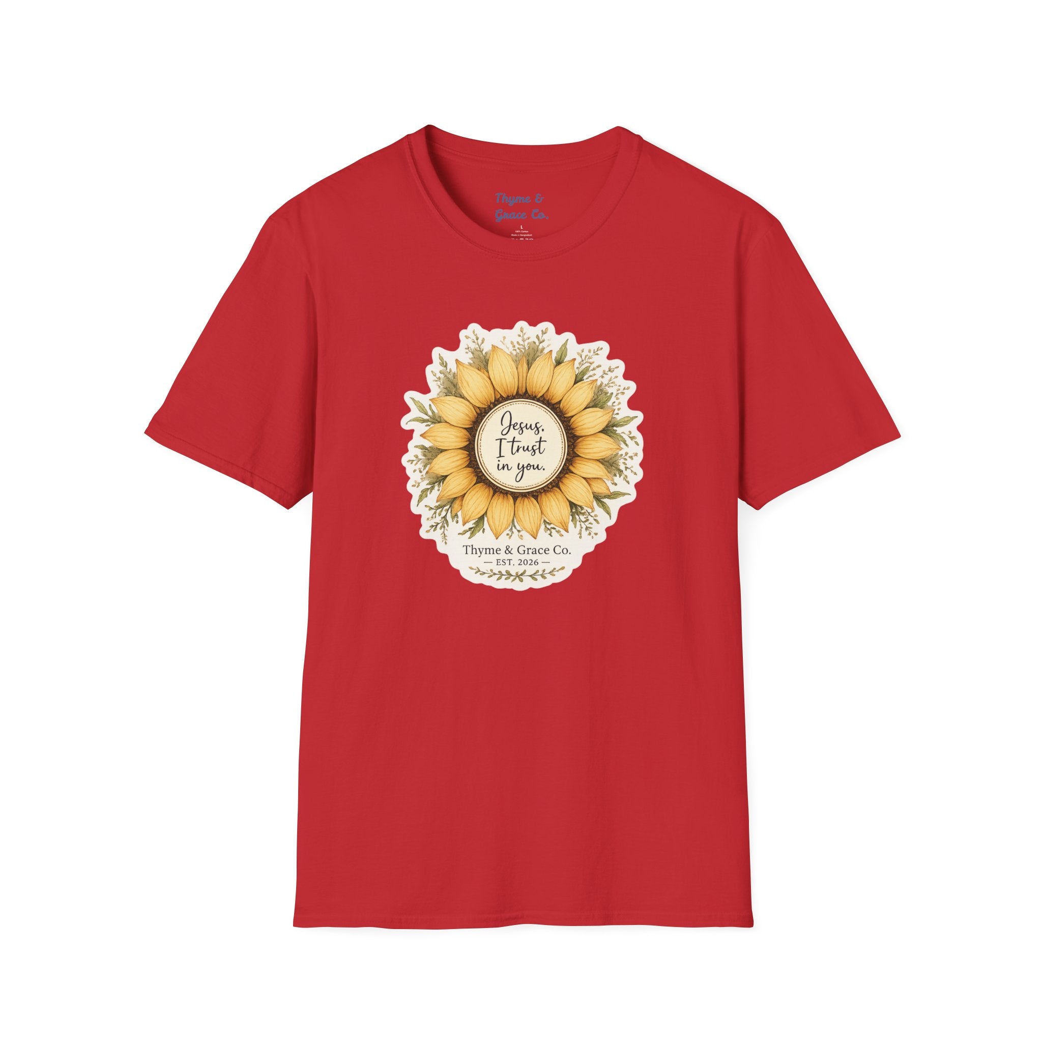 Sunflower 'Always I Trust in You' Graphic T-Shirt