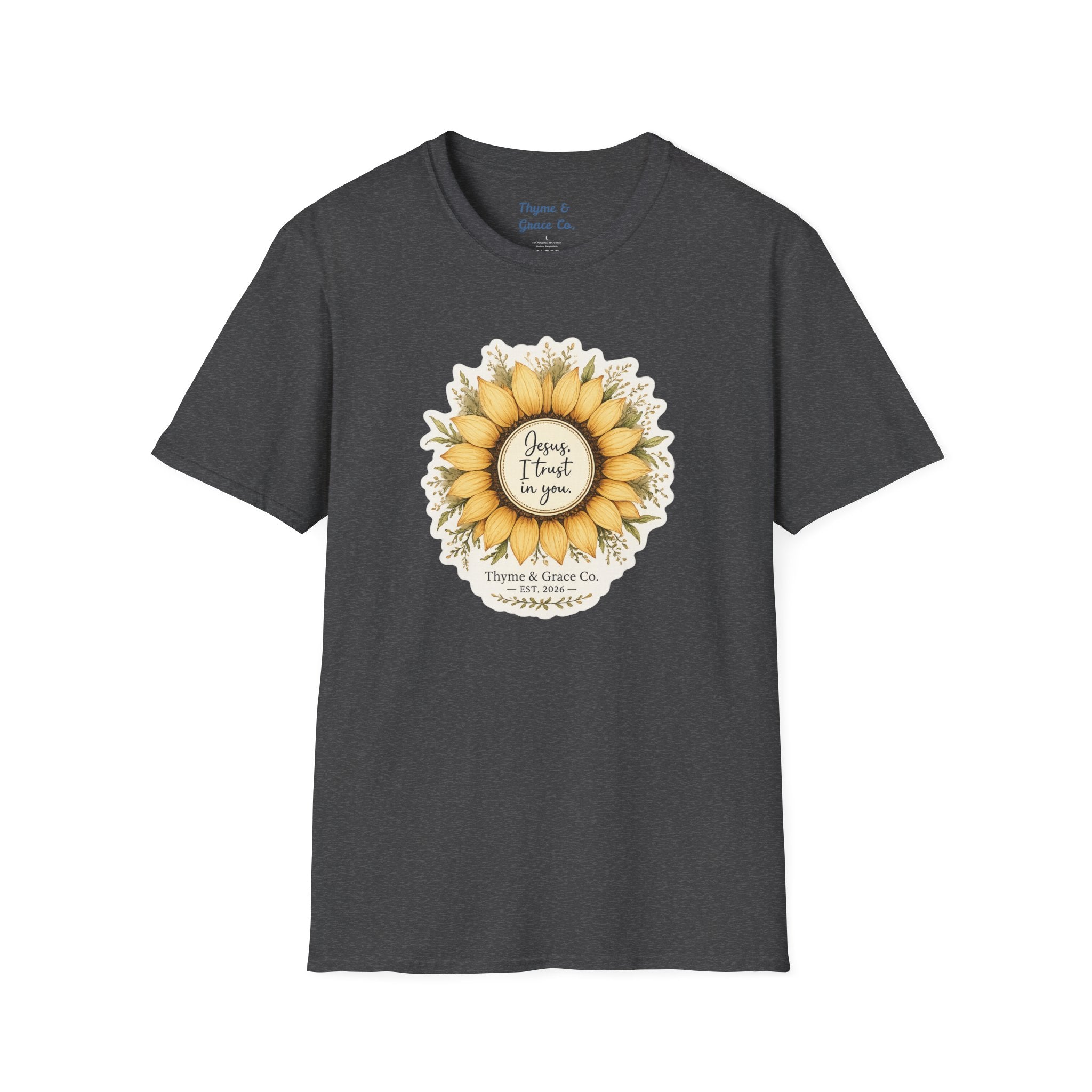 Sunflower 'Always I Trust in You' Graphic T-Shirt