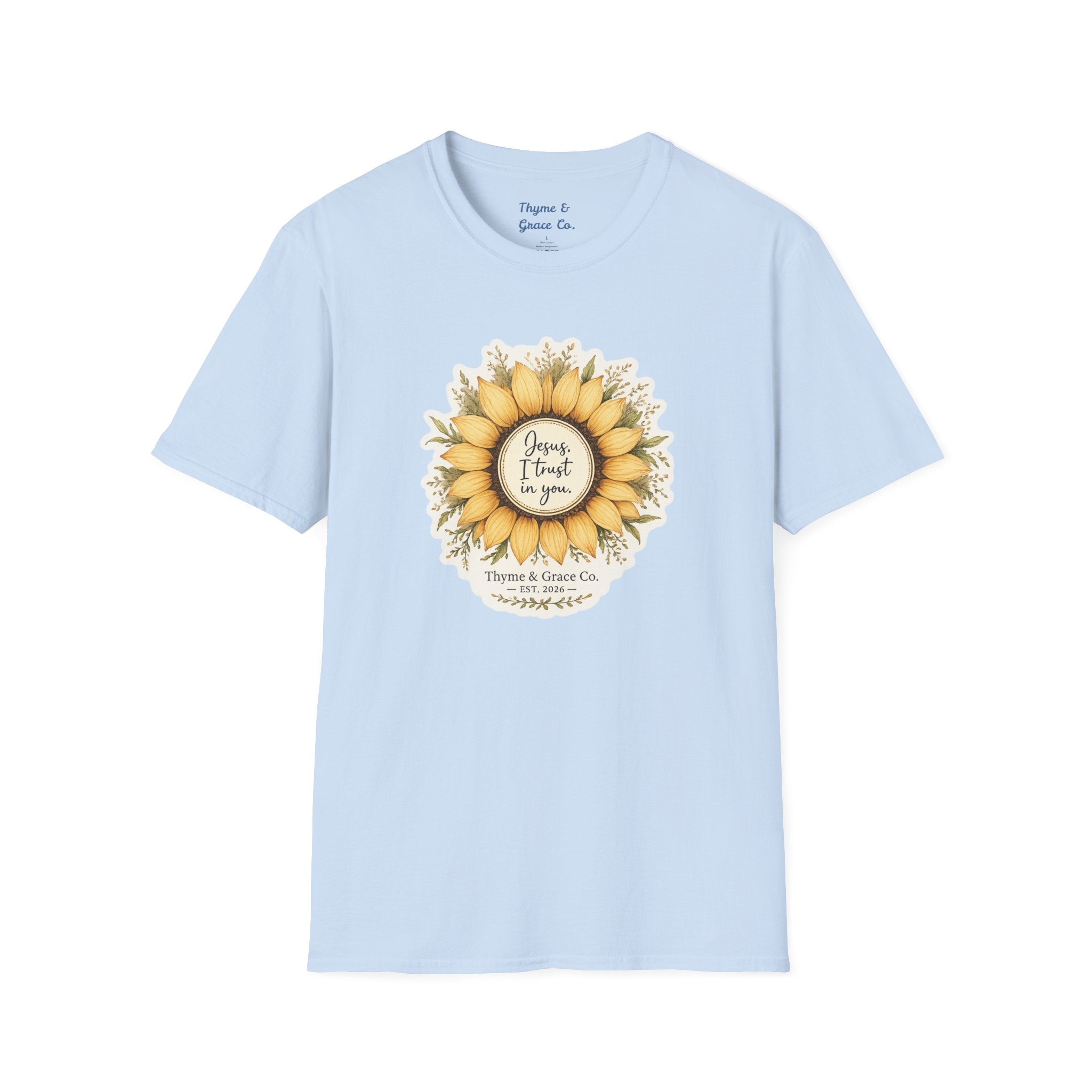 Sunflower 'Always I Trust in You' Graphic T-Shirt