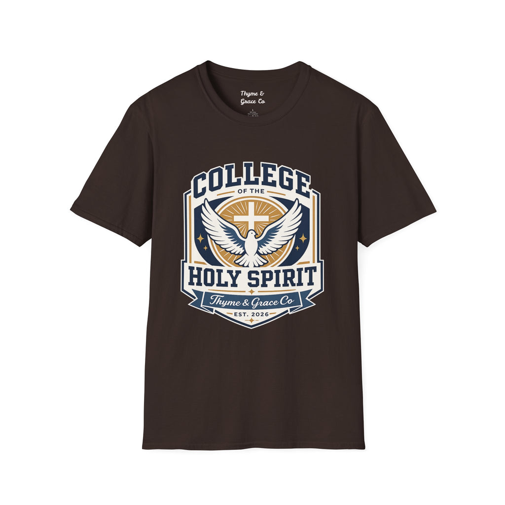 College of the Holy Spirit T-Shirt — Dove & Cross Faith Tee