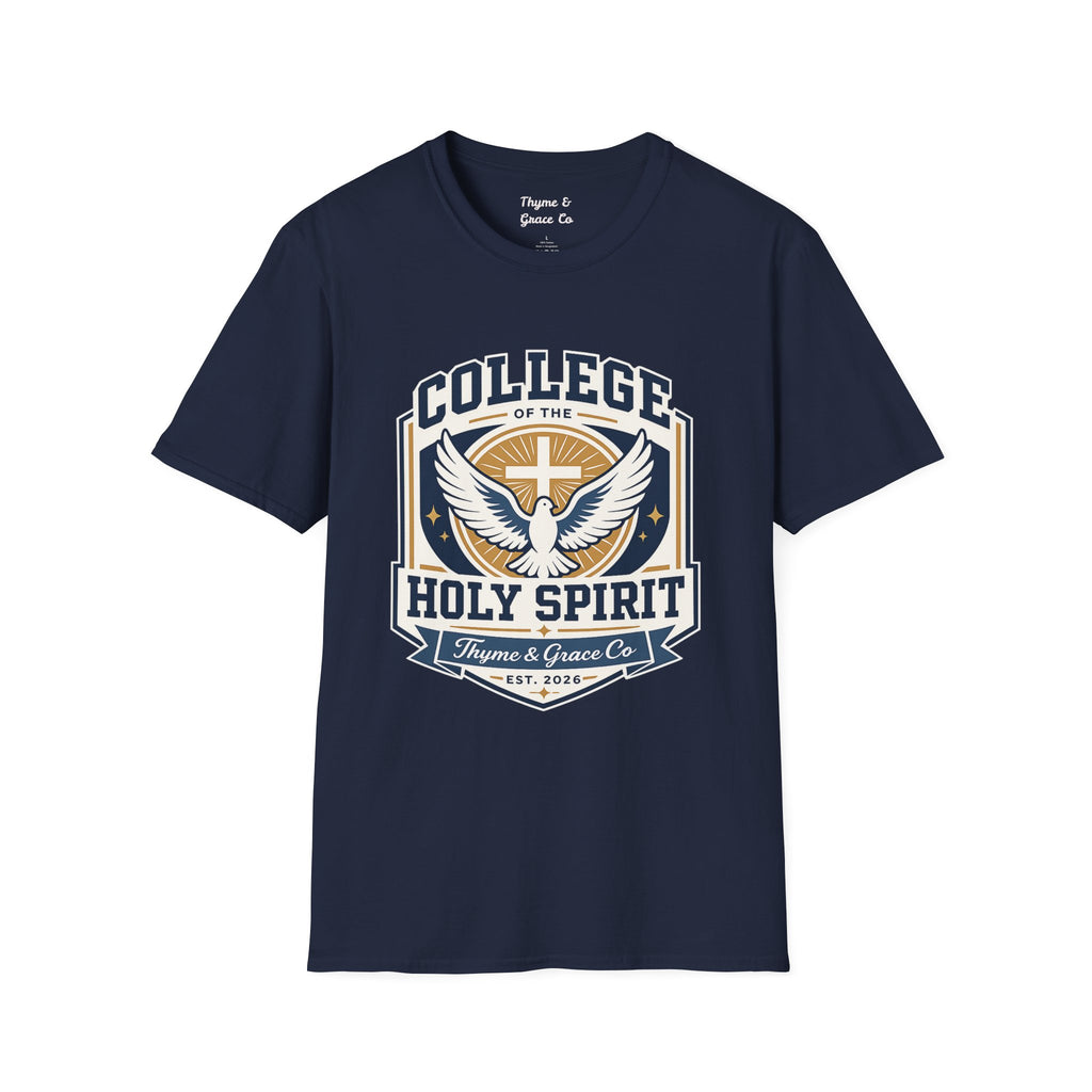 College of the Holy Spirit T-Shirt — Dove & Cross Faith Tee